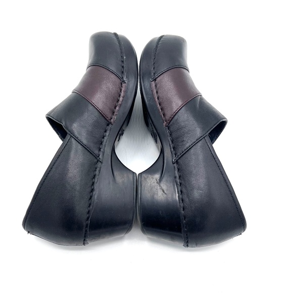 Dansko Tenley Nappa Clog Slip On Brown Black Size 38 - Picture 10 of 16